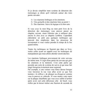 Detection des mensonges vs mentalisme