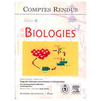 Comptes rendus academie des sciences biologies tome 329 fasc