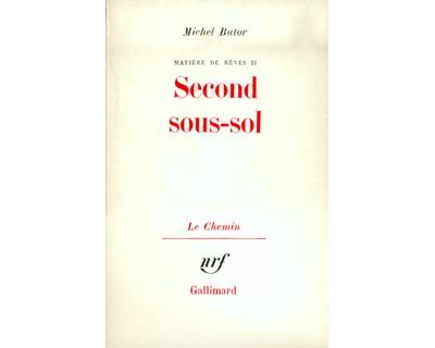 Second sous-sol - Michel Butor - (donnée non spécifiée)