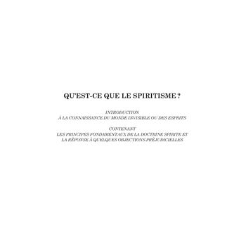 Le spiritisme - Grand livre illustré