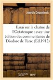 Essai sur la chaîne de l'Octateuque : avec une édition des commentaires de Diodore de Tarse