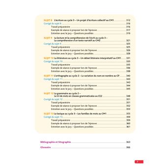 Objectif CRPE 2023 - Français - La leçon - épreuve orale d'admission