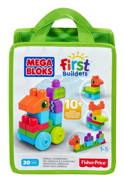 Jeu de construction Mega Bloks First builders Les Animaux à l’aventure