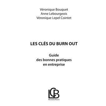 Les clés du burn out