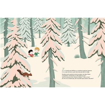 Deux frères dans la neige