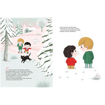 Deux frères dans la neige