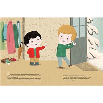 Deux frères dans la neige