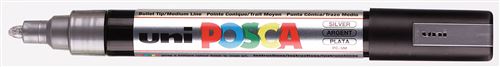 UNIBALL MARQUEUR POSCA PC5M ARGENT