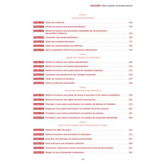 Guide des voies d'exécution 23/24