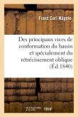 Des principaux vices de conformation du bassin et spécialement du rétrécissement oblique