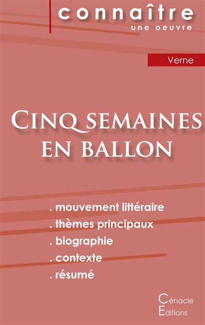 Fiche de lecture Cinq semaines en ballon de Jules Verne