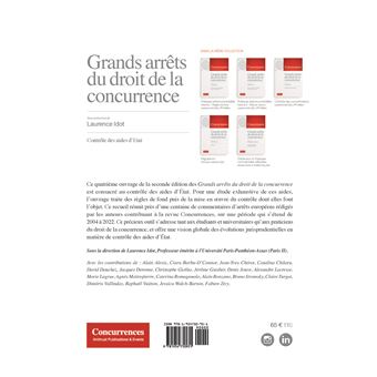 Grands arrêts du droit de la concurrence