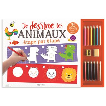 Je dessine les animaux étape par étape