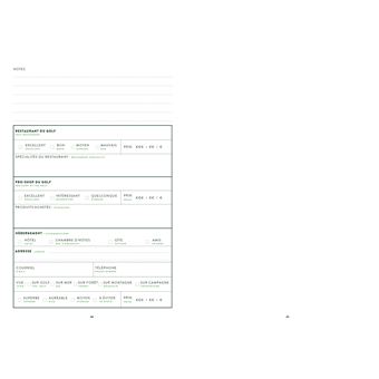Carnet de golf