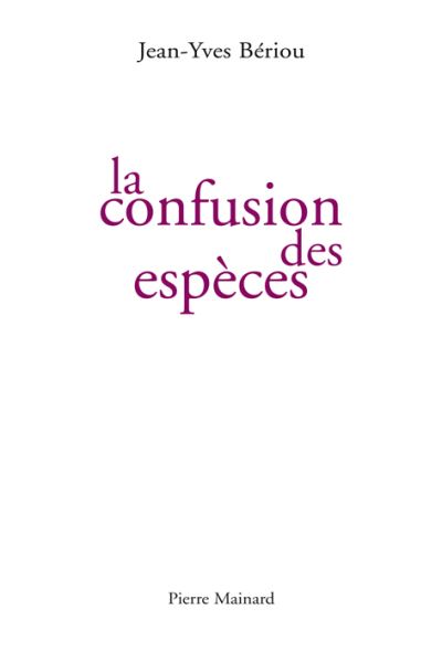 La confusion des especes