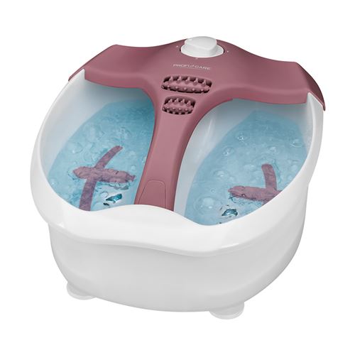 Appareil de massage pour les pieds proficare pc-fm 3027 blanc/bordeaux