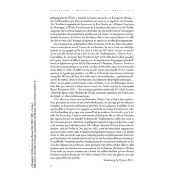 Enseigner l'architecture aux Beaux-Arts (1863-1968)