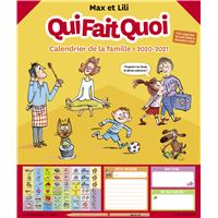 Calendrier de la famille 2020-2021