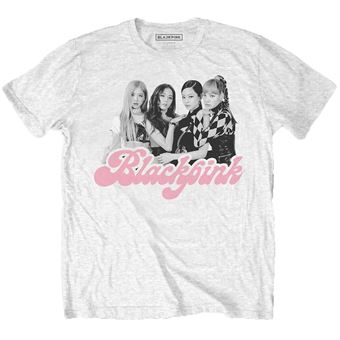 T-Shirt Unisex Blackpink Photo Blanc