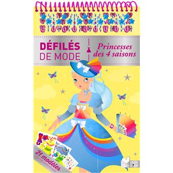 Princesses des 4 saisons - bloc à spirale