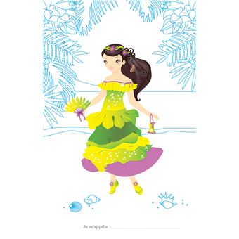 Princesses des 4 saisons - bloc à spirale