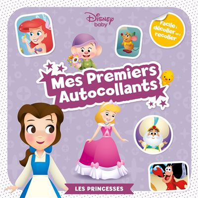 DISNEY BABY - Mes premiers autocollants - Princesses
