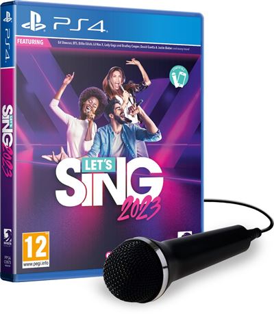 LET S SING 2023 INTERNATIONAL VERSION+MICROPHONE UK PS4