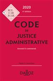 Code de justice administrative 2020, annoté & commenté - 4e ed.