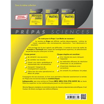 Mathématiques de la Terminale à la prépa scientifique - nouveaux programmes