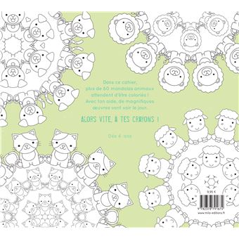 Mon gros cahier de mandalas animaux à colorier