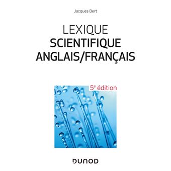 Lexique scientifique anglais/français - 5e éd. - 25 000 entrées