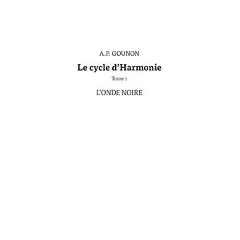 Le cycle d'Harmonie