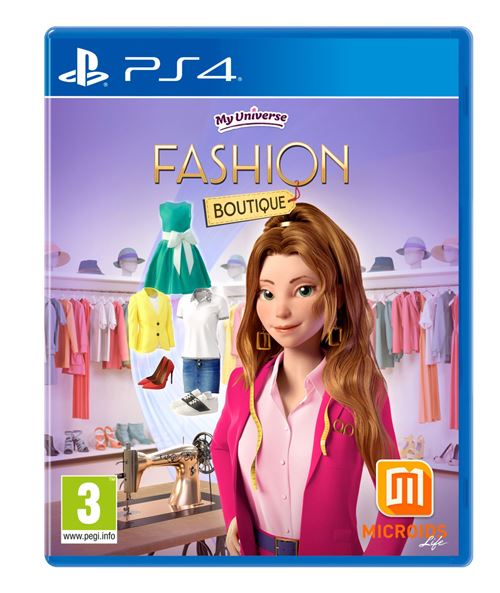 Pochette avant du jeu My Universe Fashion Boutique PS4