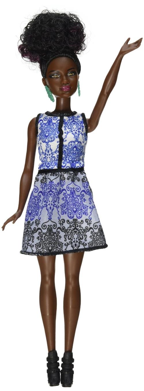 Poupée Barbie Fashionistas 25 Look Brocart Bleu