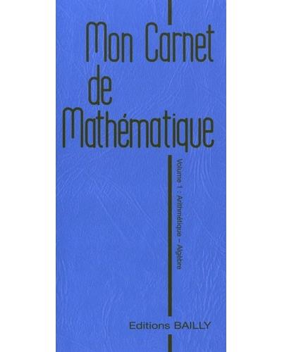 Mon carnet de mathématiques