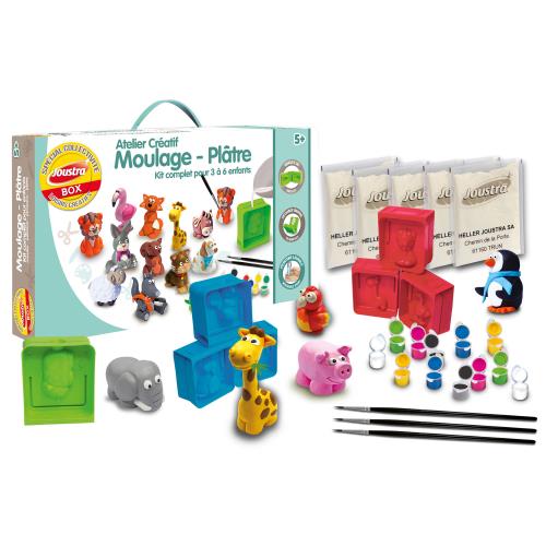 Kit Moulage Plâtre SES Creative - Papillons Scintillants - Activité Enfant 5+ - Peinture Et Paillettes