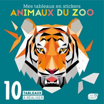 Mes tableaux en stickers - Animaux du zoo - 1