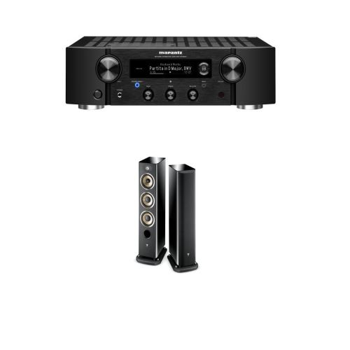 Amplificateur Hi-Fi Marantz PM7000N Noir + Enceinte colonne Focal Aria 926 Noir Vendue par paire