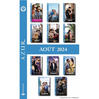 Pack mensuel Azur - 11 romans + 1 titre gratuit (Août 2024) - 1