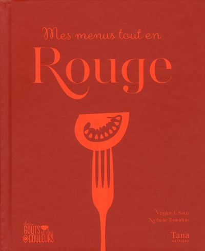 Mes menus tout en rouge