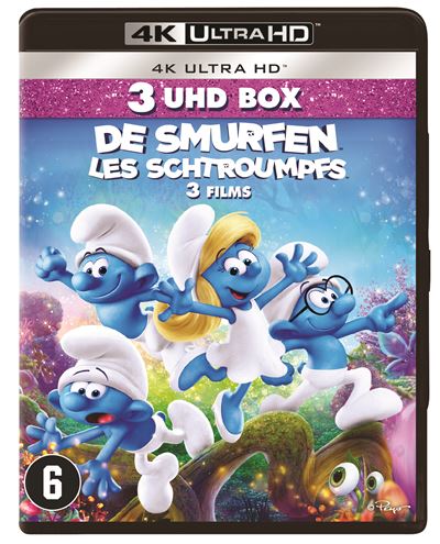 SMURFS 1/2/3-BIL-BLURAY 4K