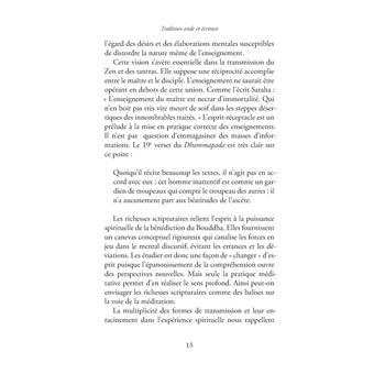 Bouddhisme, Chemin de l'encre