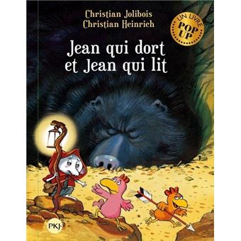 Les P'tites poules Pop-up - Jean qui dort et Jean qui lit