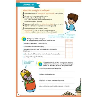 S'entraîner avec Arsène et Lulu - Français CM1