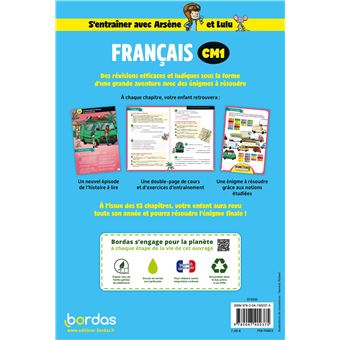 S'entraîner avec Arsène et Lulu - Français CM1