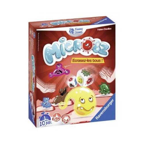 Ravensburger - 26682 - Jeu D'Action Et De Réflexe -Microbz - Jeu