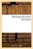 Meslange de poésie