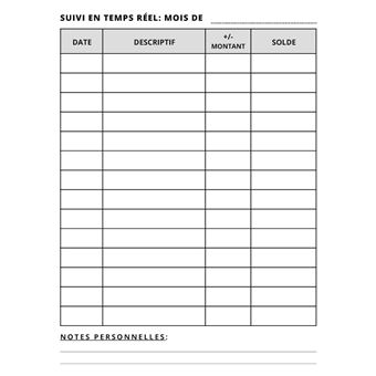 Carnet de compte