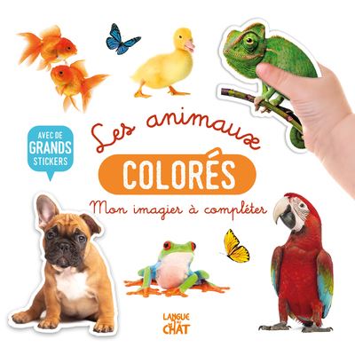 Mon bel imagier a completer - Les animaux colores - Avec de 
