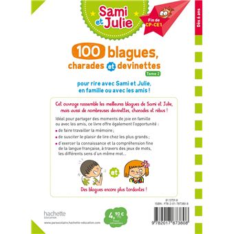 Sami et Julie - 100 blagues, charades et devinettes Tome 2